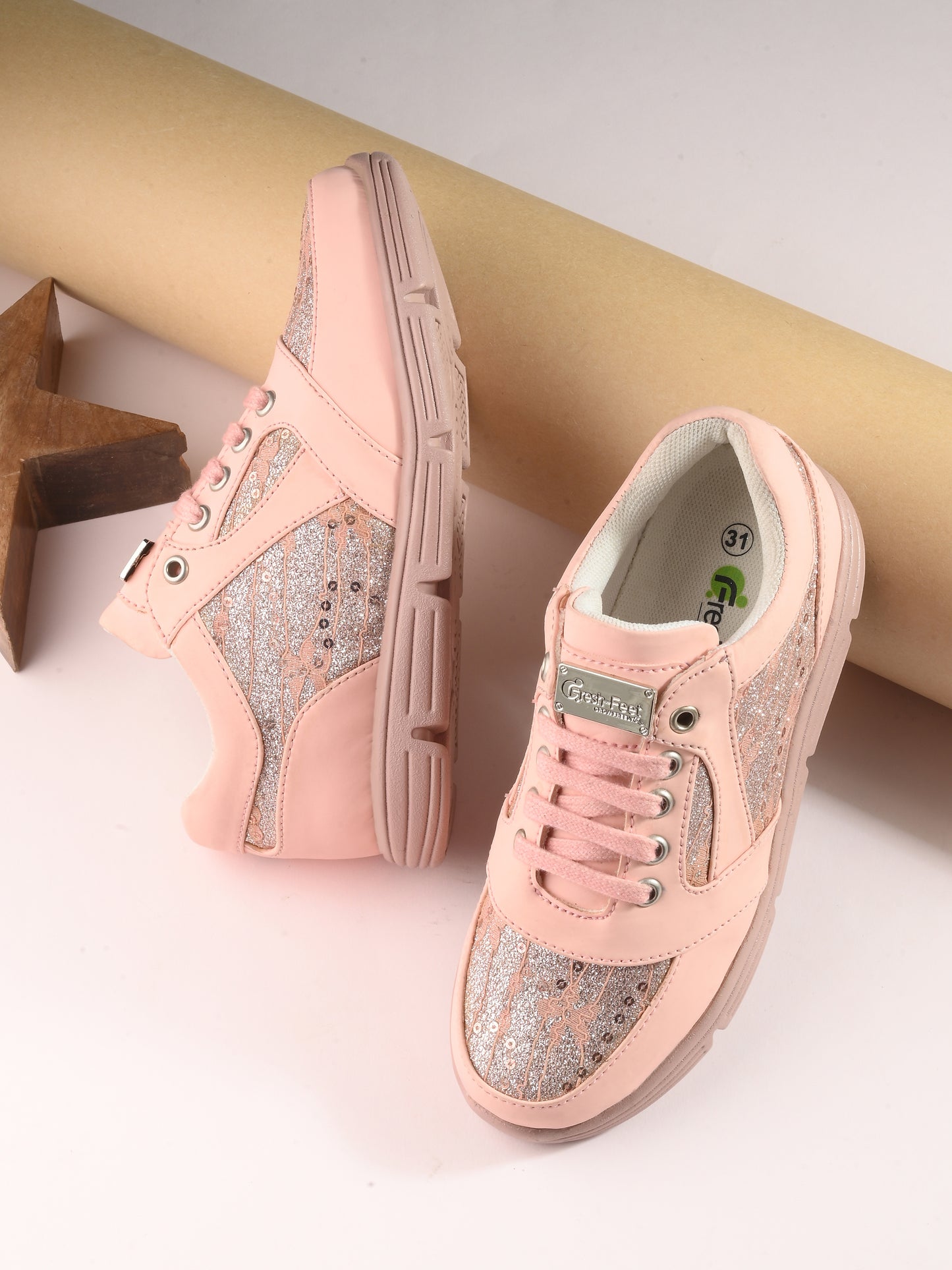 Julian Pink Sneakers for Girls