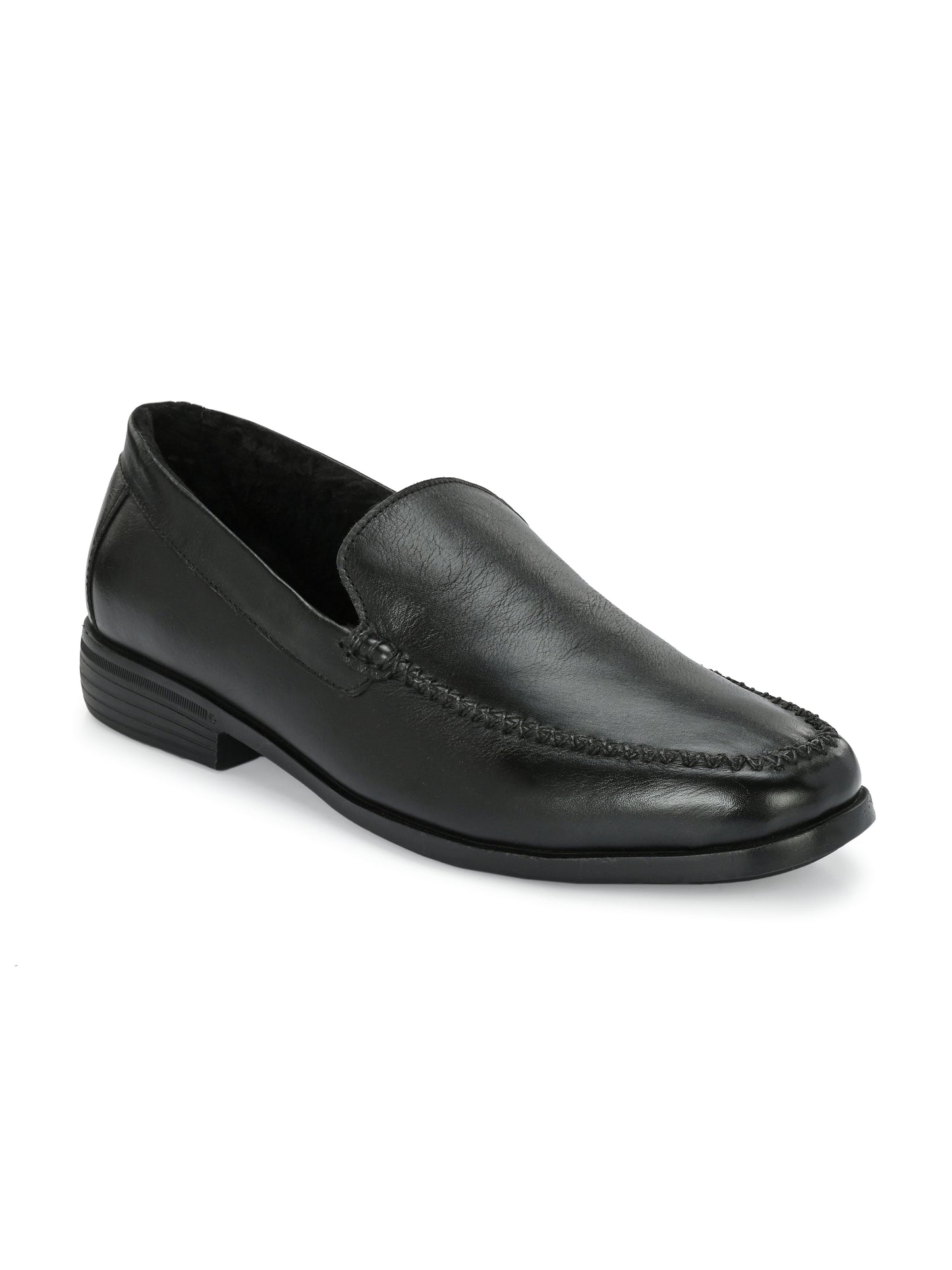 Dante Black Formal Slip-on Shoes For Men