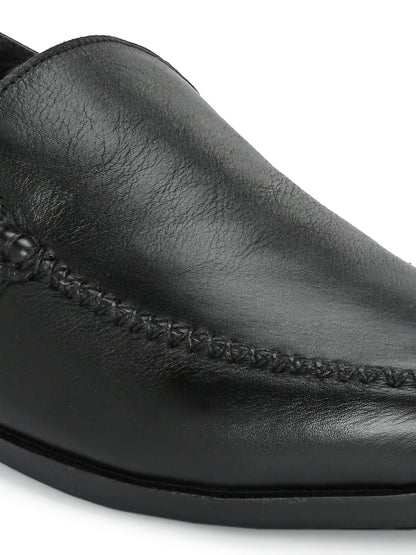 Dante Black Formal Slip-on Shoes For Men