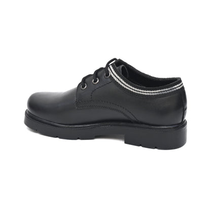 HARRY Genuine Leather Black Dual Size technology School Shoes for Boys