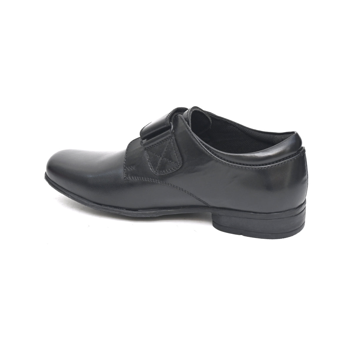 JOHN Genuine Leather Black Dual Size technology School Shoes