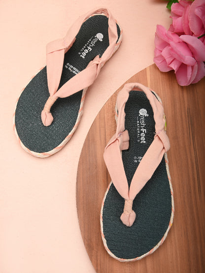 Alexa Peach Yoga Mat Sandals for Kids