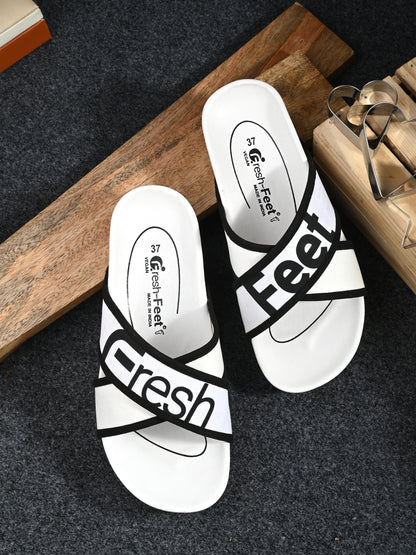 Erin White Ladies Slider For Women
