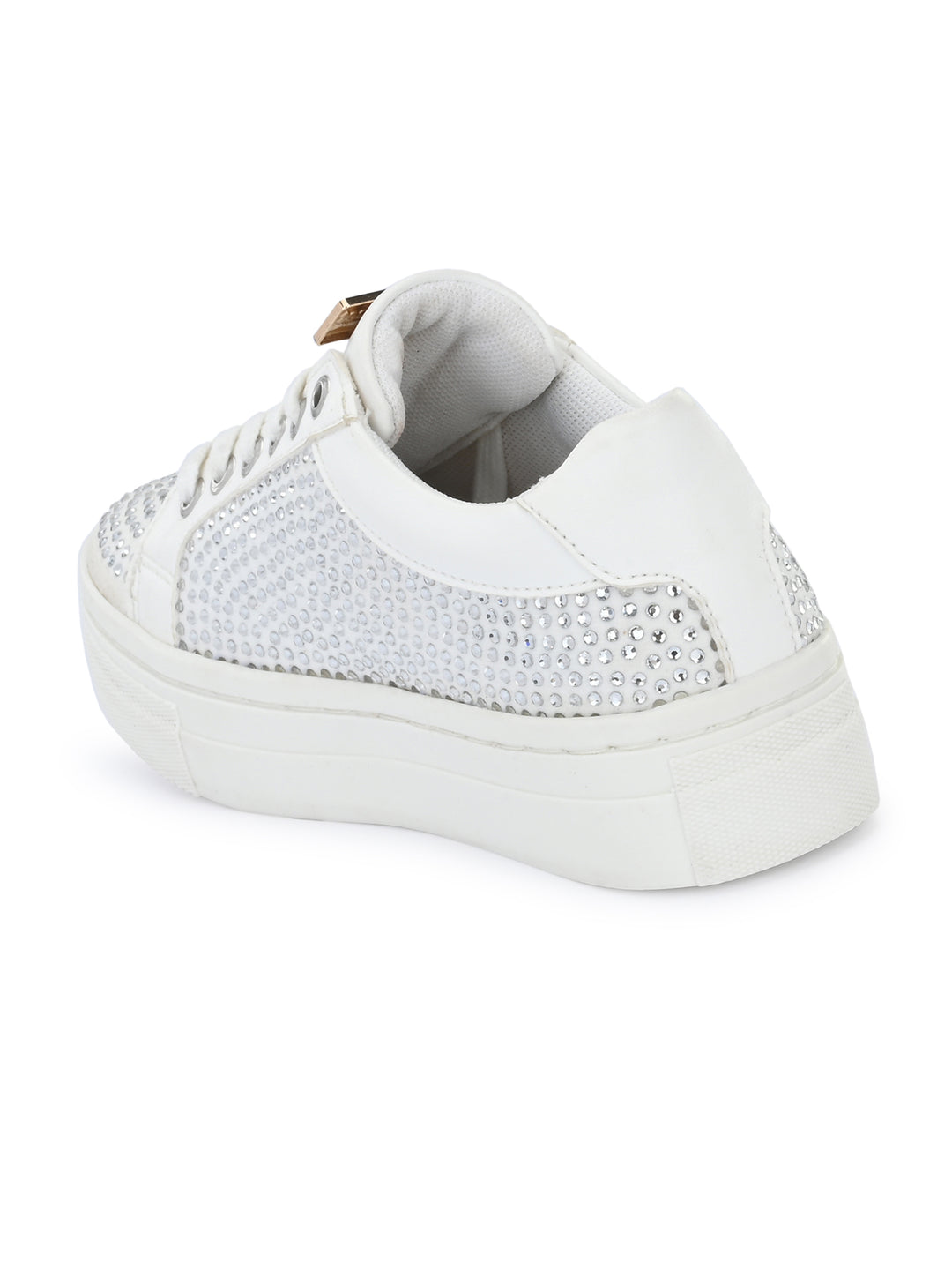 Nora White Dual Size technology Shoes for Kids