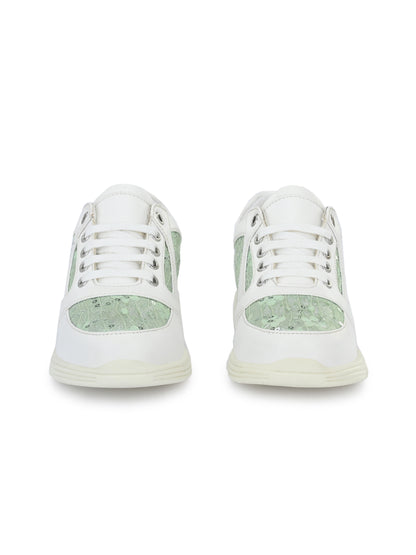 Julian Green White Sneakers for Kids