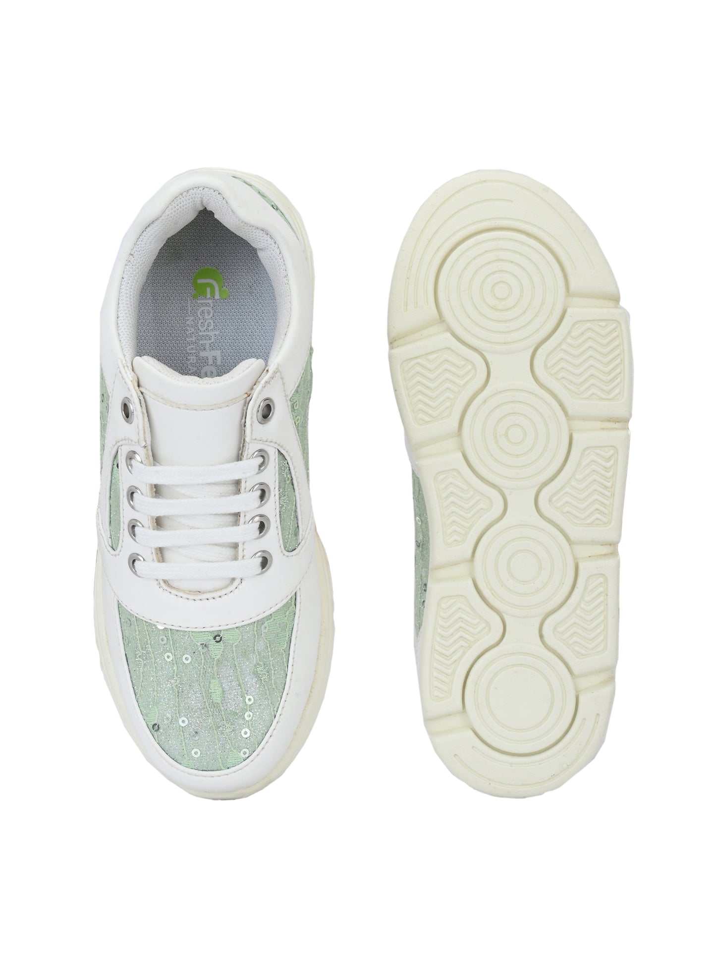 Julian Green White Sneakers for Kids