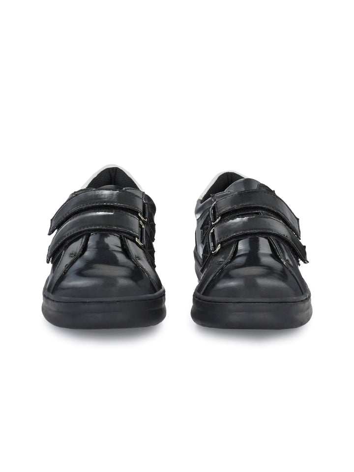 Chloe Black Dual Size Technology Sneakers for Kids