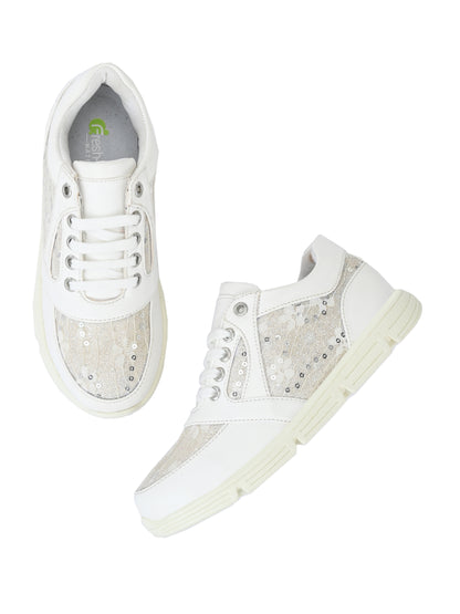 Julian White Sneakers for Girls