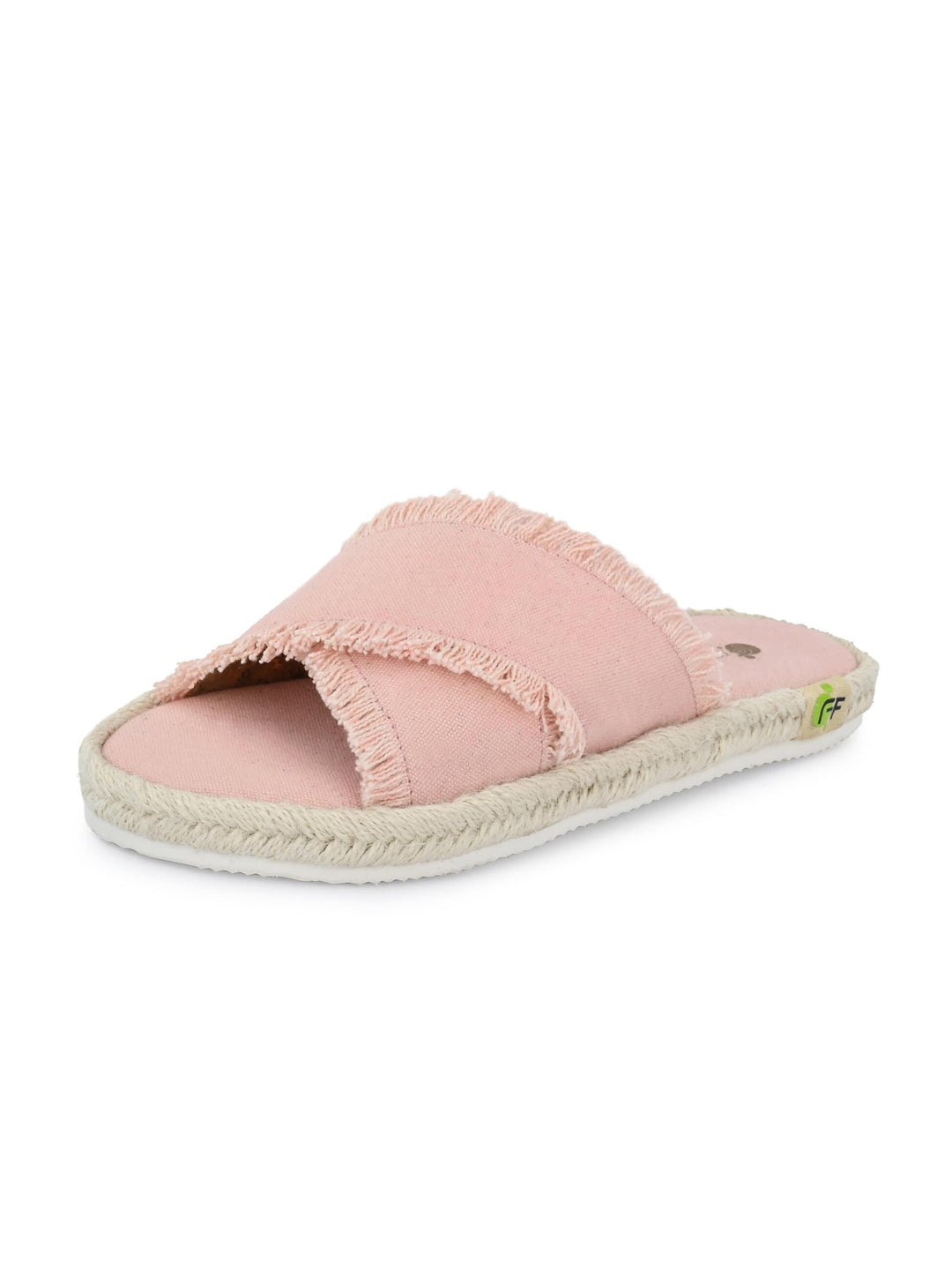 Mithali Baby Pink Yoga Mat Sandals for Women