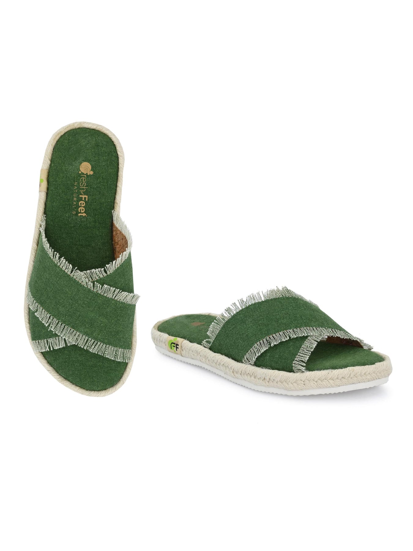 Mithali Parrot Green Yoga Mat Sandals for Women – Fresh Feet