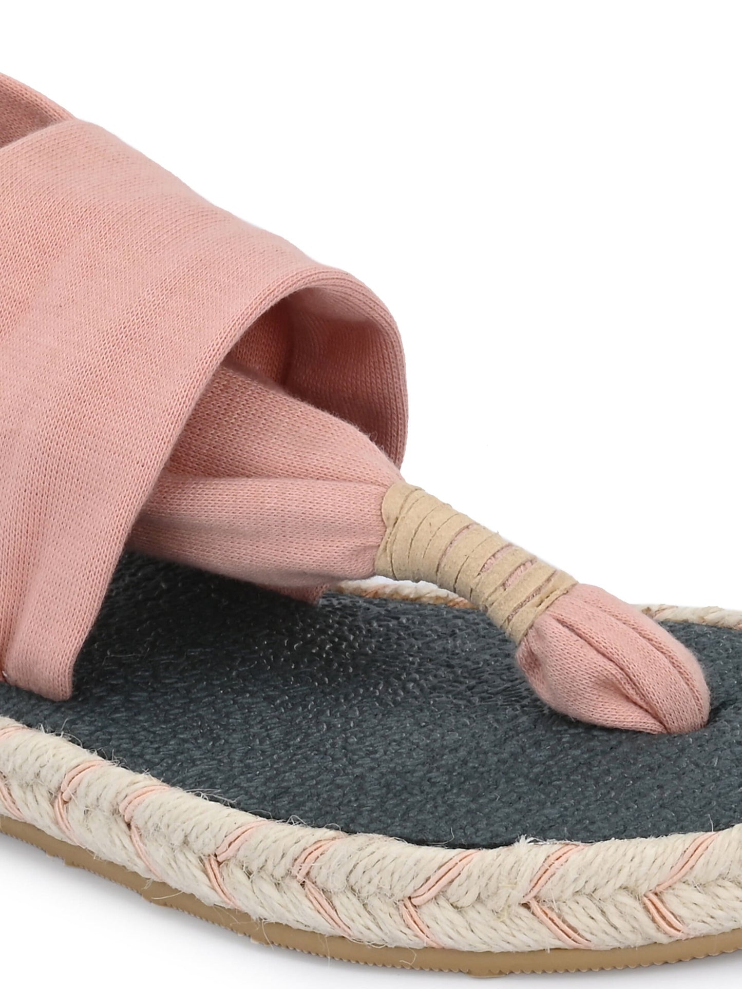 Cinderella Light Peach Yoga Mat Sandals for Women