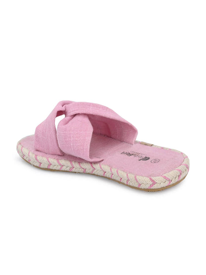 Diana Brushed Pink Yoga Mat Sandals for Women