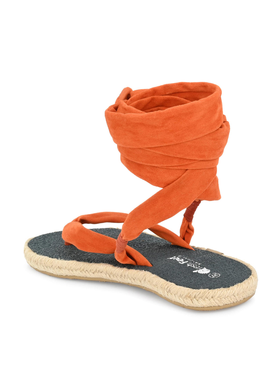 Saina Brick Red Yoga Mat Sandals for Women
