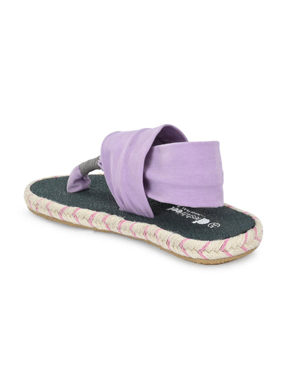 Cinderella Light Purple Yoga Mat Sandals for Women
