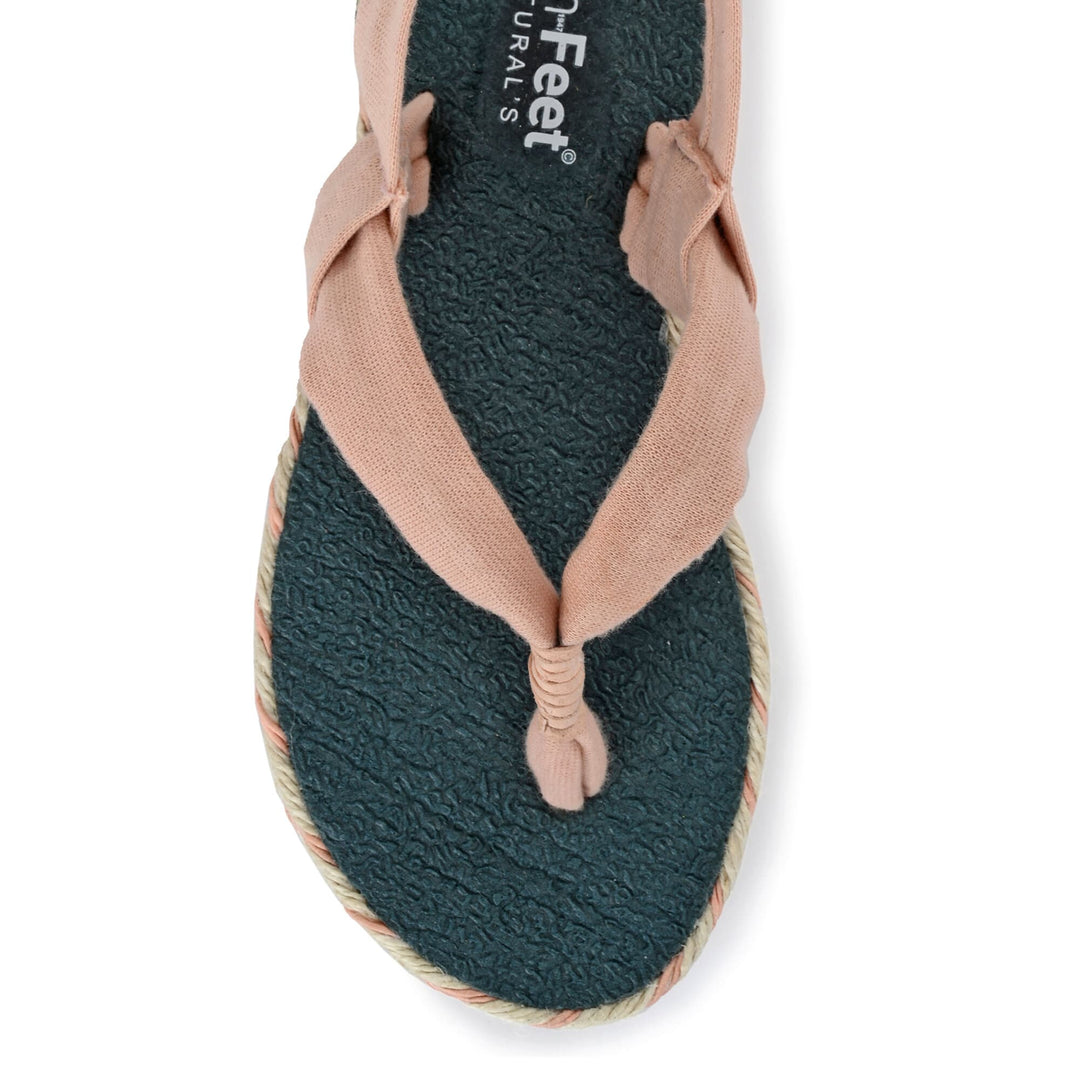 Alexa Peach Yoga Mat Sandals for Kids