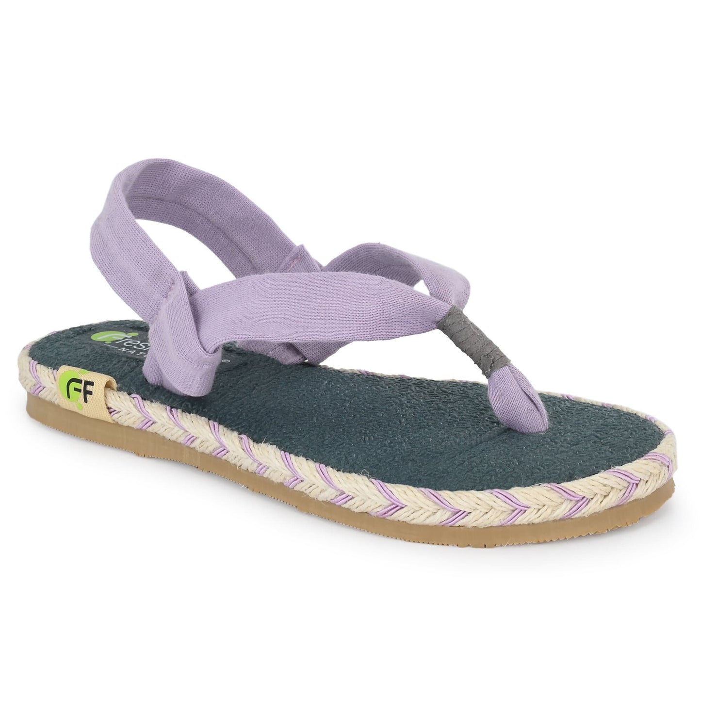 Alexa Light Purple Yoga Mat Sandals for Kids