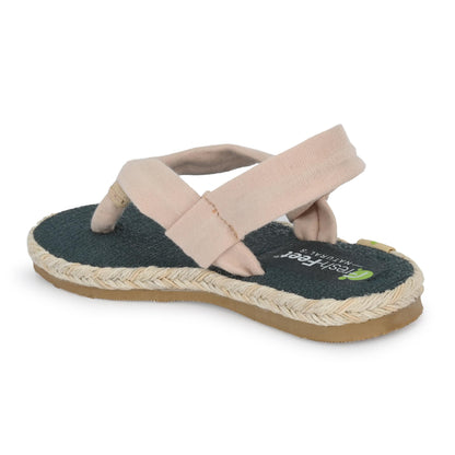 Alexa Cream Yoga Mat Sandals for Kids