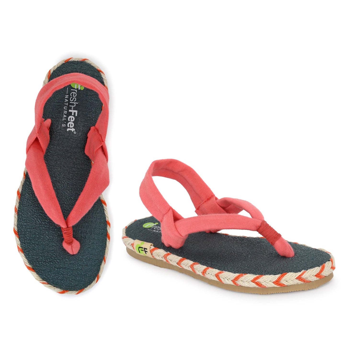 Alexa Coral Yoga Mat Sandals for Kids