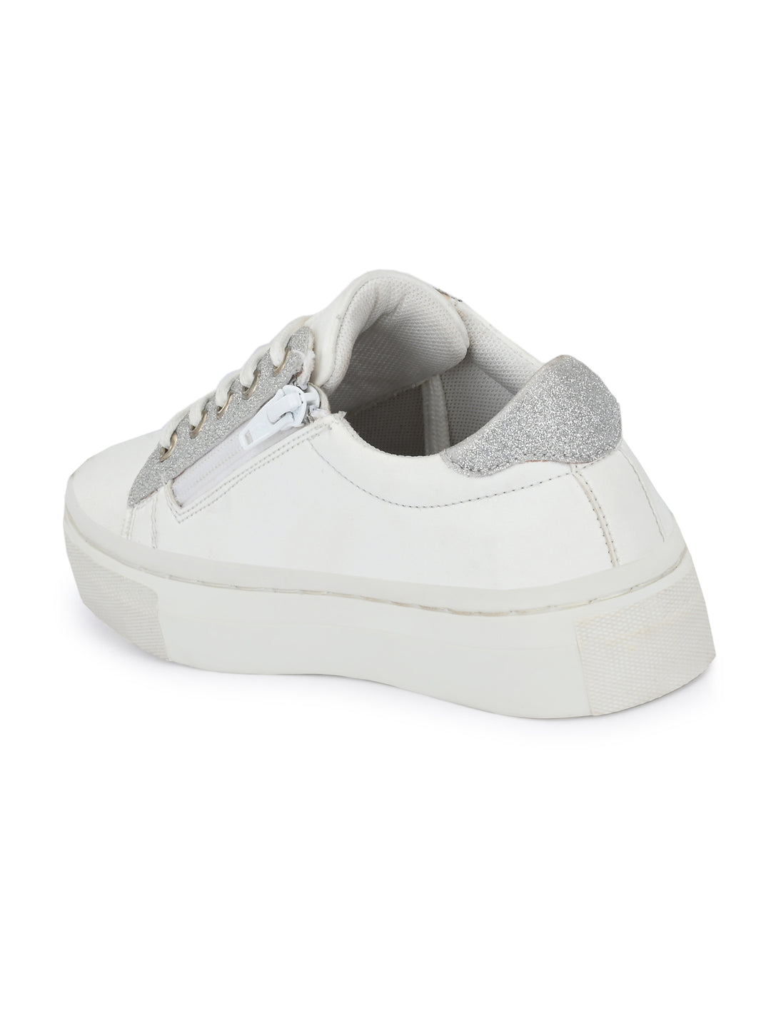 Nice White Dual Size technology Shoes for Kids