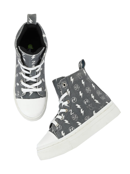 Ninja Dark Green Shoes for Kids