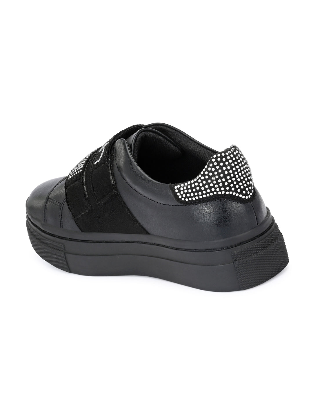 Niko Black Dual Size technology Shoes for Kids