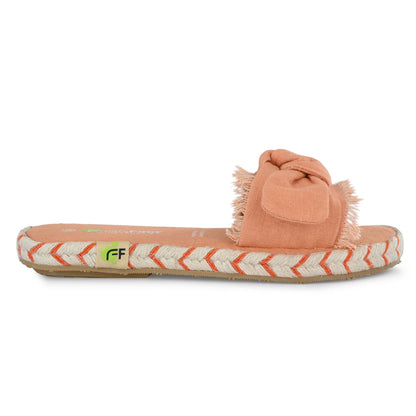 Peach Christina Yoga Mat Sandals for Women