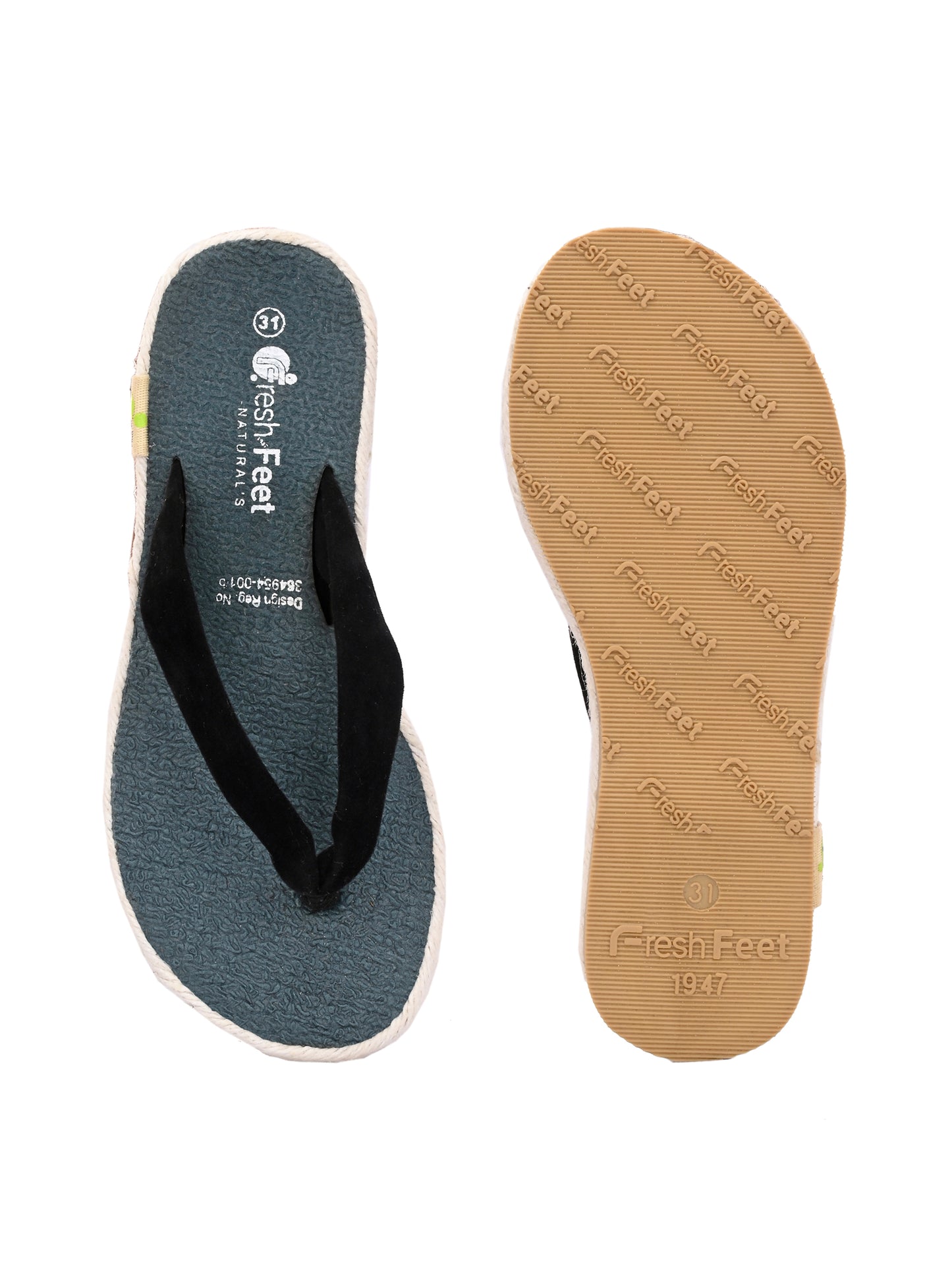 Galaxy Black Comfy Sandals for Kids