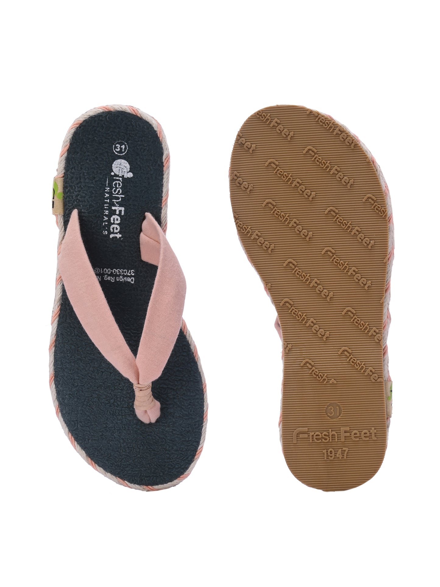 Galaxy Peach Comfy Sandals for Kids