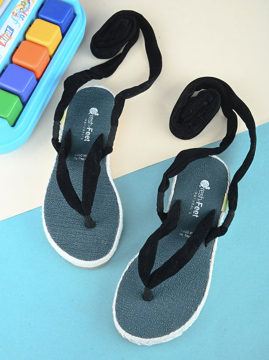 Black Sandals for Kids