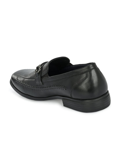 Jace Black Formal Slip-on Shoes For Men