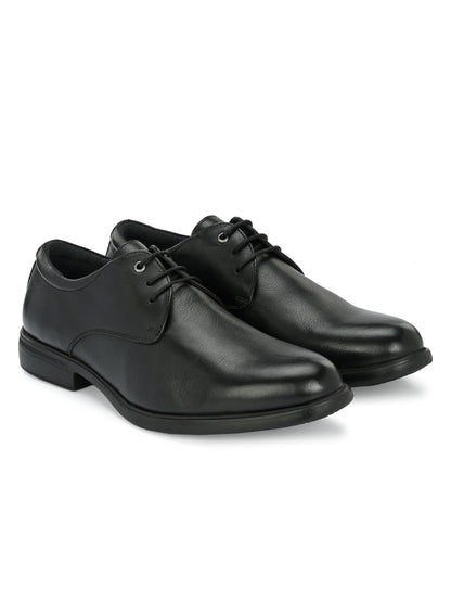 Jaxon Black Formal Lace-up Shoes For Men