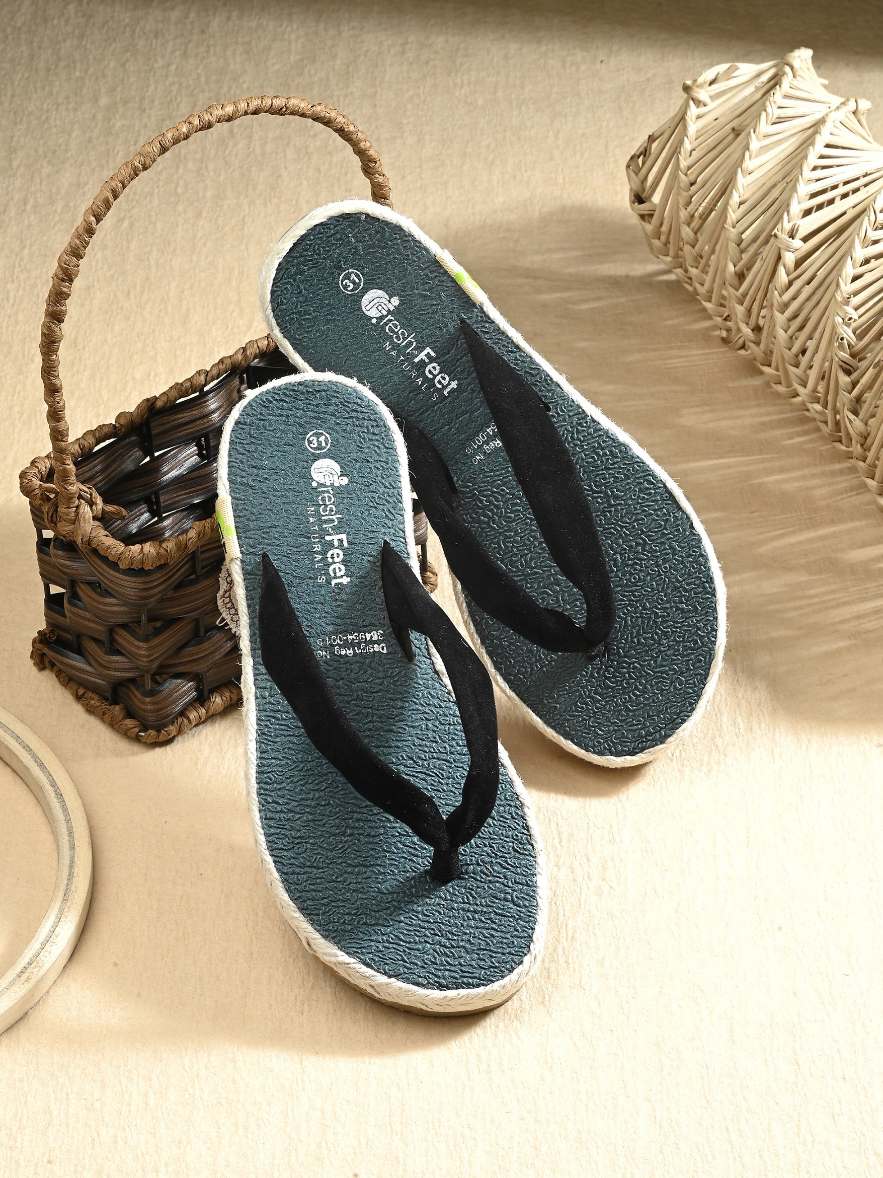 Galaxy Black Comfy Sandals for Kids