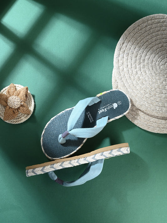 Galaxy Lt. Blue Comfy Sandals for Kids