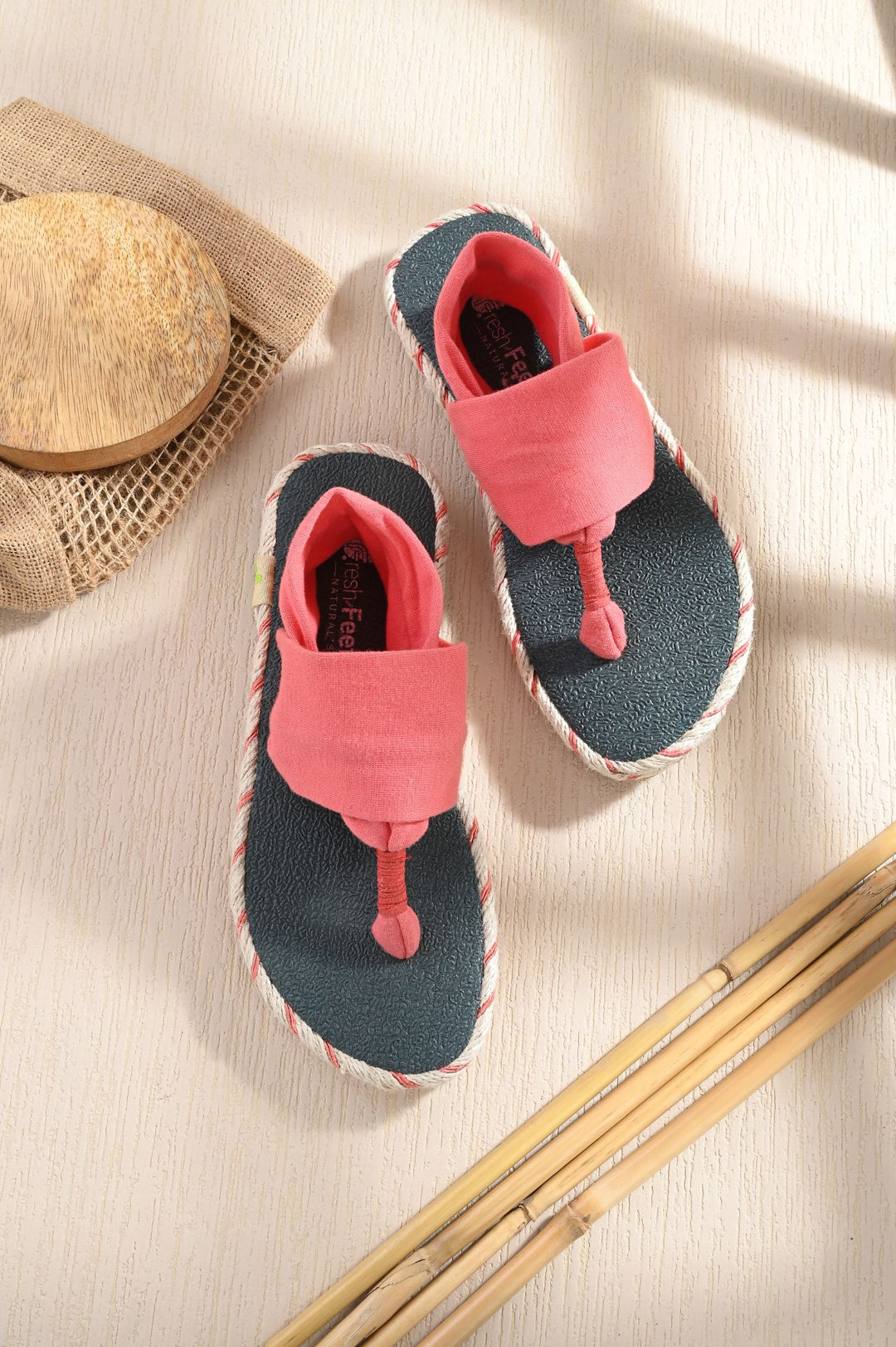 Cinderella Cream Yoga Mat Sandals for Women – Fresh Feet