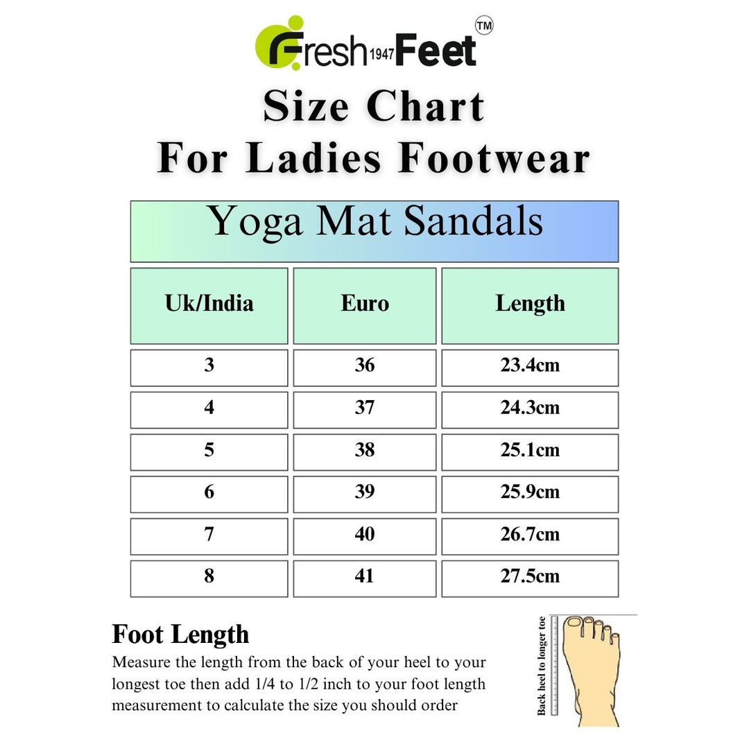 Alexa Black Yoga Mat Sandals for Women