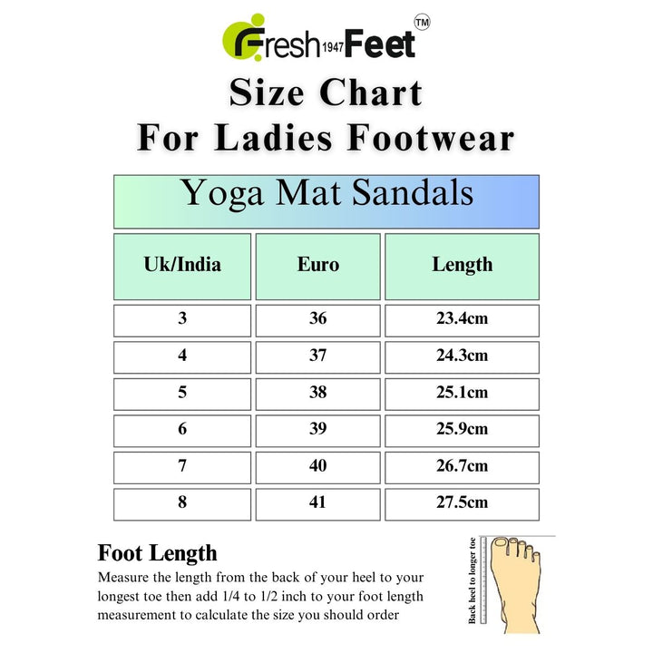 Mithali Camo Yoga Mat Sandals for Women
