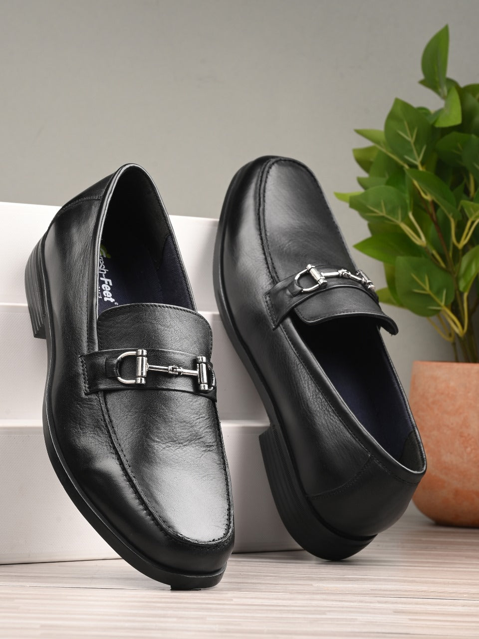 Zane Black Formal Shoes For Men