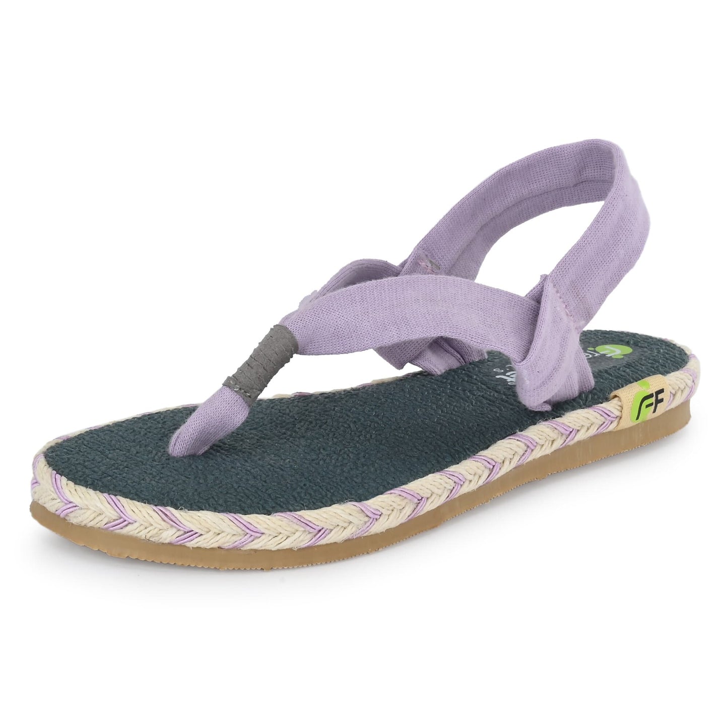 Alexa Light Purple Yoga Mat Sandals for Kids - Fresh Feet