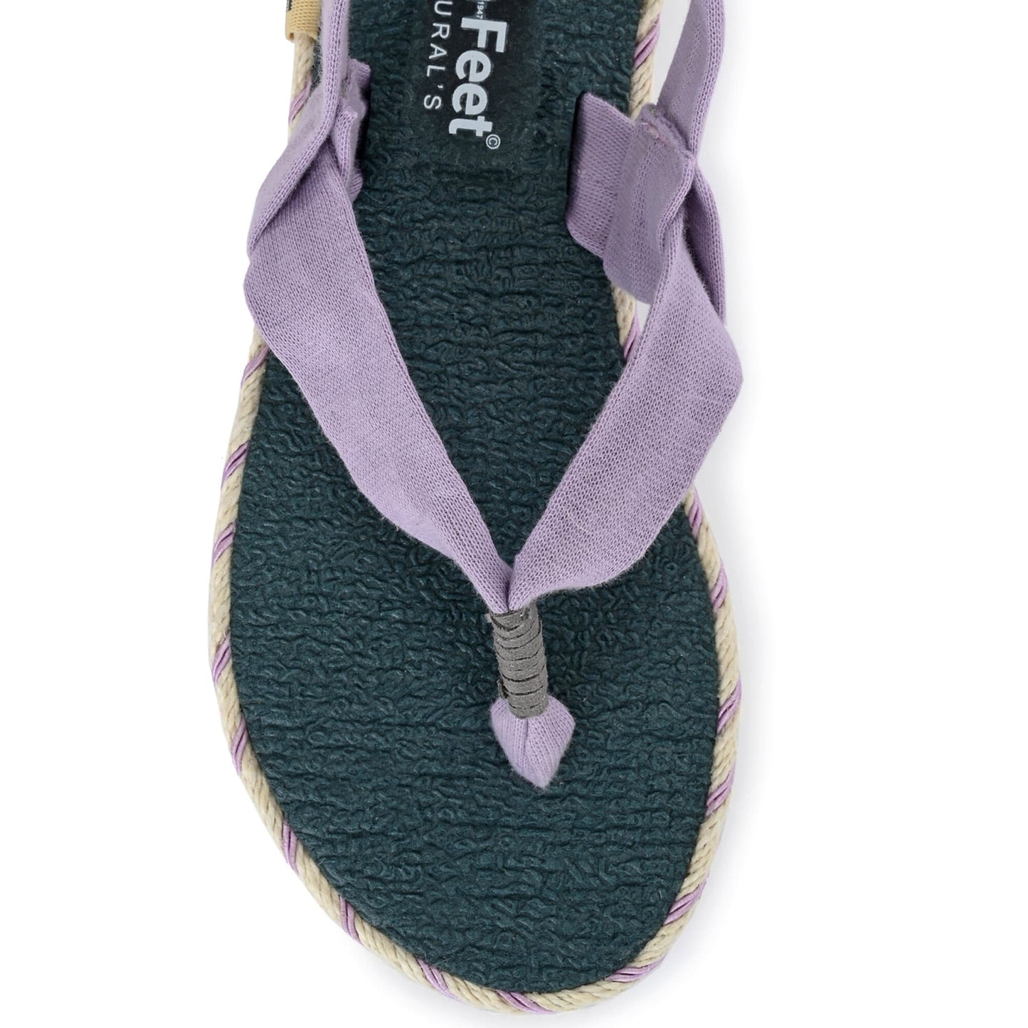 Alexa Light Purple Yoga Mat Sandals for Kids - Fresh Feet