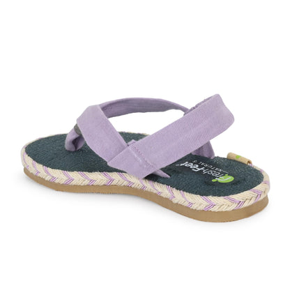 Alexa Light Purple Yoga Mat Sandals for Kids - Fresh Feet