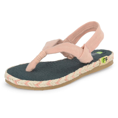 Alexa Peach Yoga Mat Sandals for Kids - Fresh Feet