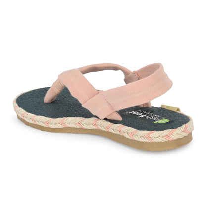 Alexa Peach Yoga Mat Sandals for Kids - Fresh Feet