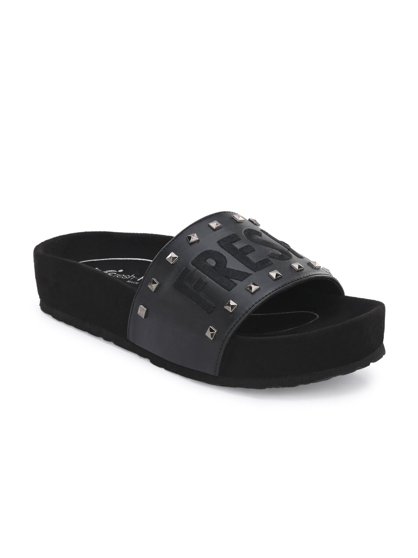 Ayla Black Orthopedic Sliders For Women - Fresh Feet