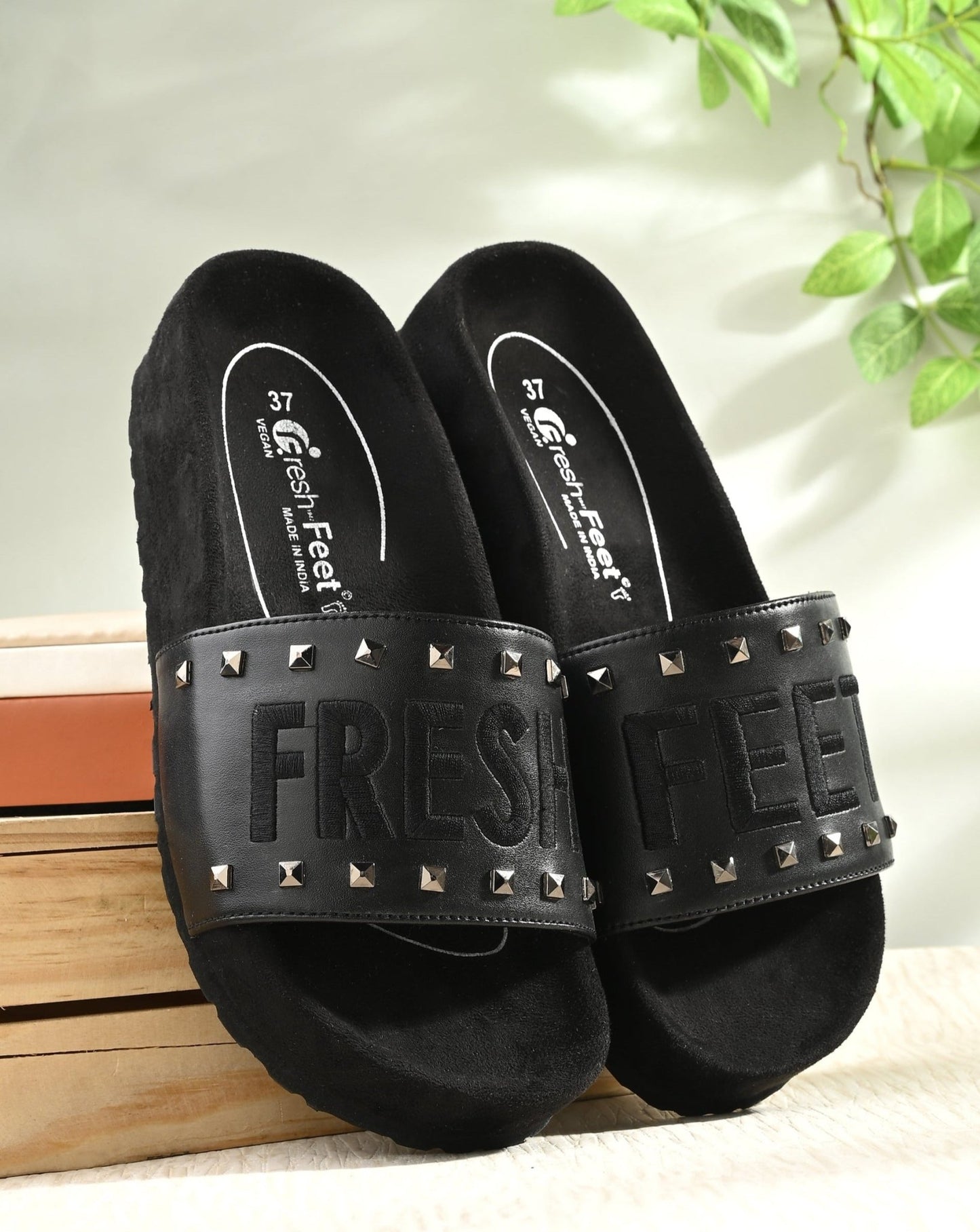 Ayla Black Orthopedic Sliders For Women - Fresh Feet