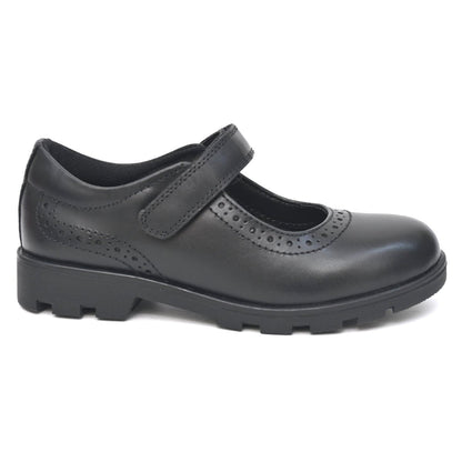 BELLA Genuine Leather Black Dual Size technology School Shoes - Fresh Feet